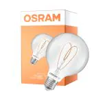 Osram Vintage 1906 LED E27 Globe Filament Klar 7.2W 806lm - 927 Ekstra Varm Hvid | Bedste Farvegengivelse - Dæmpbar - Erstatter 60W
