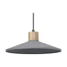 Ledvance Decor Beton/Stål/Træ Pendel Lampe 320 Mørk Grå | Egnet til E27