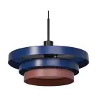 Ledvance LED Pendel Lampe Decor Layers Pendel Lampe Stål Blå | Egnet til 1x E27