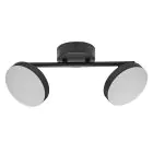 Ledvance LED Decor Spot Moon Stål Sort 10W 560lm - 830 Varm Hvid