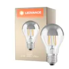 Ledvance  Classic LED E27 Pære Filament Mirror 6.5W 650lm - 827 Ekstra Varm Hvid | Erstatter 50W