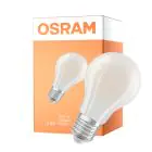 Osram Classic LED E27 Pære Filament Matt 3.8W 806lm Ultra Efficiency - 840 Kold Hvid | Erstatter 60W