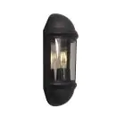 Ansell LED Vægbelysning Latina Halv Lanterne sort - Egnet til E27 up to 42W | IP65