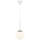 Nordlux Café Pendel Lampe Glas Hvid | Egnet til E27