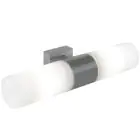 Nordlux Tangens Vægbelysning Glas og Metal Grå | IP44 - Egnet til 2x E14