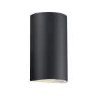 Nordlux Rold Vægbelysning Metal Sort Up & Down 10.5W 350lm - 830 Varm Hvid
