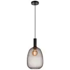 Nordlux Alton Pendel Lampe Glas Sort | Egnet til E27