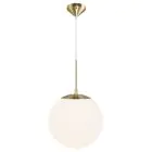 Nordlux Grant Pendel Lampe Glas Guld | Egnet til E27