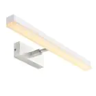 Nordlux Otis 60 Vægbelysning Aluminium Hvid 17W 1650lm - 930 Varm Hvid | IP44 Bedste Farvegengivelse - 3Step Dæmpbar