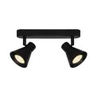 Nordlux Eik 2 Spot Metal Sort | Egnet til 2x GU10
