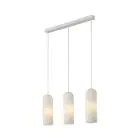 Nordlux Miella 3-Rail Pendel Lampe Glas Hvid | Egnet til 3x E27