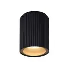 Nordlux Kyklop Loftlampe Aluminium og Glas Sort | 86mm - IP54 - Egnet til GU10