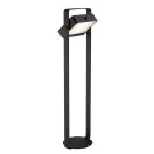 Nordlux Saulio Piedestallampe Aluminium Sort 4.45W 370lm - 830 Varm Hvid | IP44 - Solar