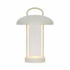 Nordlux Bordlampe Mirano Metal og Glas Beige 3W 150lm - 830 Varm Hvid | 3-Trin Dæmpbar