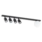 Emibig Loftlampe Baster Stål Sort | Egnet til 4x GU10 - Max 8W, 1x E14 - Max 10W