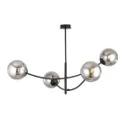 Emibig Loftlampe Hunter Stål Sort | Egnet til 4x E14 - Max 10W