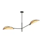 Emibig Loftlampe Vene Stål Sort | Egnet til 2x E14 - Max 10W