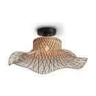Good&Mojo Loftlampe Ibiza Bambus Sort S | Egnet til 1x E27 