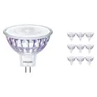 Fordelspakke 10x Philips Master Value LED Spot GU5.3 MR16 7.5W 660lm 60D - 940 kold hvid | bedste farvegengivelse - dæmpbar - erstatter 50W