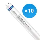 Fordelspakke 10x Philips LED Lysrør T8 MASTER (HF) High Output 8W 1000lm - 830 varm hvid | 60cm - erstatter 18W