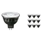 Fordelspakke 10x Philips Master LED Spot GU5.3 MR16 6.7W 430lm 10D - 930 varm hvid | bedste farvegengivelse - dæmpbar - erstatter 35W