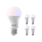Fordelspakke 5x Calex Smart Tuya Wifi E27 Pære 8.5W 806lm - 822-840 Justerbar Hvid | RGBW - dæmpbar - erstatter 60W