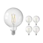 Fordelspakke 5x Calex Smart Tuya Wifi E27 Globe filament 7.5W 1055lm - 818-830 Justerbar Hvid | dæmpbar - erstatter 75W 