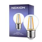 Noxion Lucent Lustre LED E27 Kugle filament klar 2.5W 250lm - 827 ekstra varm hvid - erstatter 25W