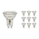 Fordelspakke 10x Noxion LED Spot GU10 PAR16 4.8W 450lm 36D - 827 Ekstra Varm Hvid | Erstatter 65W