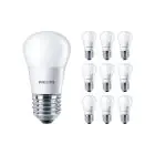 Fordelspakke 10x Philips Corepro LED Lustre E27 Kugle matt 5W 470lm - 827 ekstra varm hvid | erstatter 40W