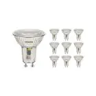 Fordelspakke 10x Noxion LED spot GU10 PAR16 5.5W 560lm 36D - 830 varm hvid | erstatter 75W