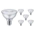 Fordelspakke 6x Philips Master Value LED Pære Reflektor E27 PAR30 9.5W 740lm 25D - 927 ekstra varm hvid | bedste farvegengivelse - dæmpbar - erstatter 75W