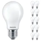 Fordelspakke 10x Philips Corepro LED Pære E27 Pære matt 7W 806lm - 830 varm hvid | erstatter 60W