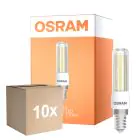 Fordelspakke 10x Osram Special T Slim LED E14 Klar 6.5W 806lm - 827 Ekstra Varm Hvid | Dæmpbar - Erstatter 60W