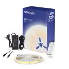 Noxion LED Strip Naga 5 Meter Komplet sæt - Smart Wifi - 24V - 320LEDs/m - COB - 8W/m - 965 Dagslys | 8mm - IP20 - Bedste Farvegengivelse