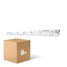 Fordelspakke 6x Ledvance LED Vandtæt Lysrender Fugttæt 46W 6400lm - 865 Dagslys | 150cm