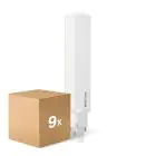 Fordelspakke 9x Philips CorePro PL-C LED 8.9W 1100lm - 840 Kold Hvid | 2-Pinde - Erstatter 26W