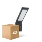 Fordelspakke 4x Steinel LED Projektør XLED Home Antracit 10.5W 550lm - 830 Varm Hvid | IP44 - Bevægelsessensor - Symmetrisk