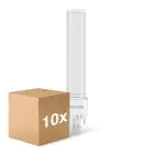 Fordelspakke 10x Noxion Lucent PL-C LED 7.4W - 830 Varm Hvid | 2-Pinde - Erstatter 26W