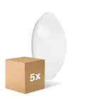 Fordelspakke 5x Ledvance Surface Rundt 400 24W 830 1920lm Hvid IP44 | med sensor - varm hvid - erstatter 2x26W