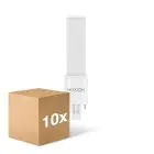 Fordelspakke 10x Noxion Lucent PL-S LED 2.8W - 827 Ekstra Varm Hvid | 2-Pinde - Erstatter 5W