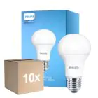 Fordelspakke 10x Philips Corepro LED Pære E27 Pære matt 10.5W 1055lm - 930 varm hvid | bedste farvegengivelse - erstatter 75W
