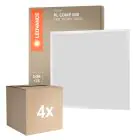 Fordelspakke 4x Ledvance LED panel Kompakt Aluminium Hvid 33W 3630lm - 830 varm hvid | 60x60cm