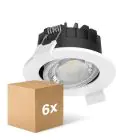 Fordelspakke 6x Philips LED Spot Ledinaire RS071B 6W 500lm 21x40D - 827-830-840 CCT | 89mm - Udsnit 68mm - IP20 - Dæmpbar