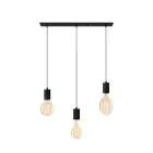 Calex XXL Høje lumen Guld Komplet sæt - Including 3 XXL Pæres + Cordset Rektangulær base