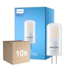 Fordelspakke 10x Philips CorePro LED Capsule G4 Matt 2.1W 210lm - 827 Ekstra Varm Hvid | Dæmpbar - Erstatter 20W