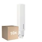 Fordelspakke 10x Philips CorePro PL-C LED 5.5W 660lm - 840 Kold Hvid | 4-Pinde - Erstatter 13W