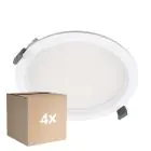 Fordelspakke 4x Ledvance LED Downlight Comfort Opal Hvid 30W/25W/20W 3600lm/3000lm/2400lm 100D - 930-940 CCT | Udsnit 200mm - IP44 - Bedste Farvegengivelse