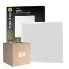 Fordelspakke 6x Bright Choice LED Panel Backlit 36W 3600lm - 830 Varm Hvid | 60x60cm - UGR 