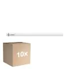 Fordelspakke 10x Philips Master LED Lysrør T8 (EM/Mains) Ultra Output 13.5W 2500lm - 865 Dagslys | 120cm - Erstatter 36W